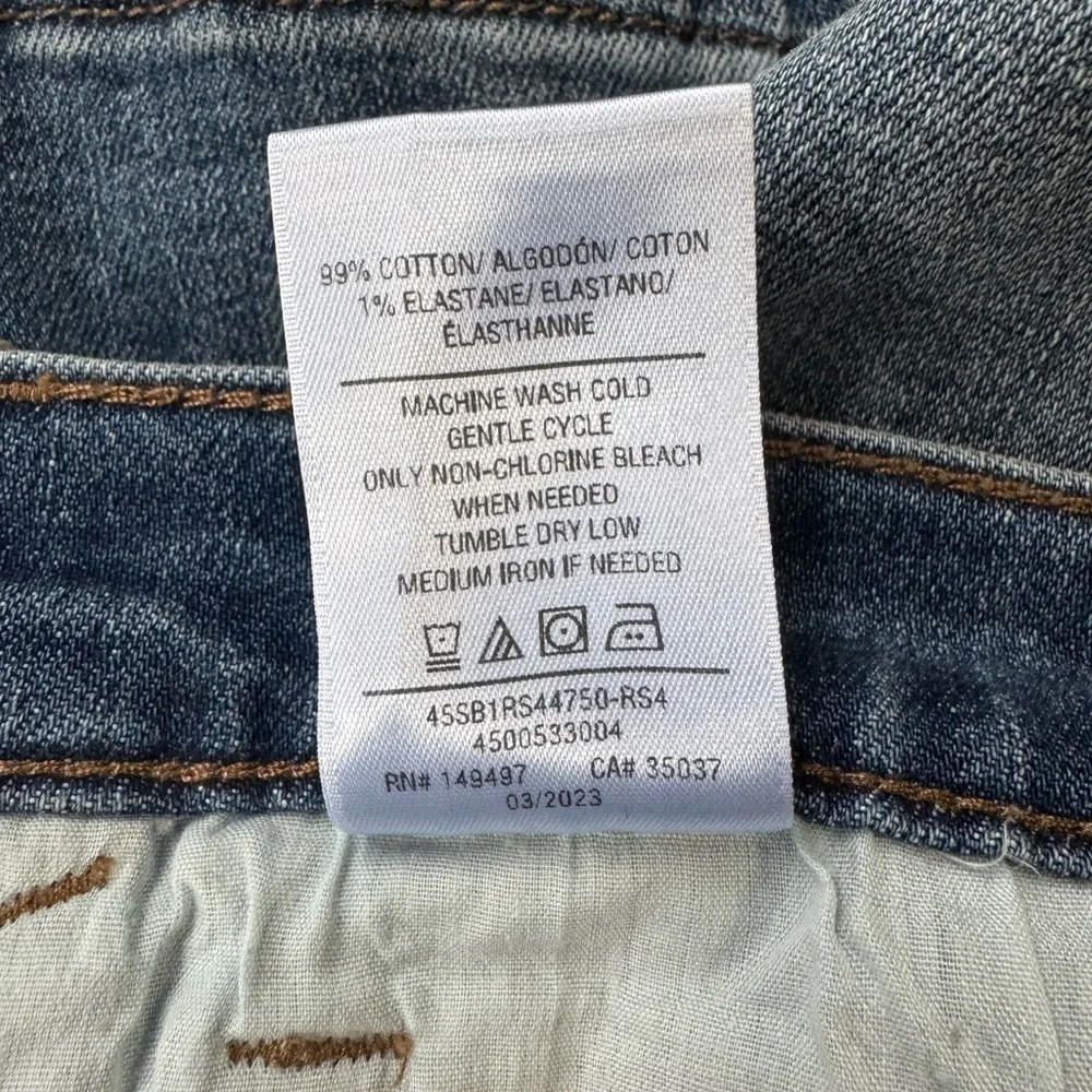 Joe’s Reese Rolled Hem Fashion Blue Denim Mid Rise Jean Shorts Size 28 New